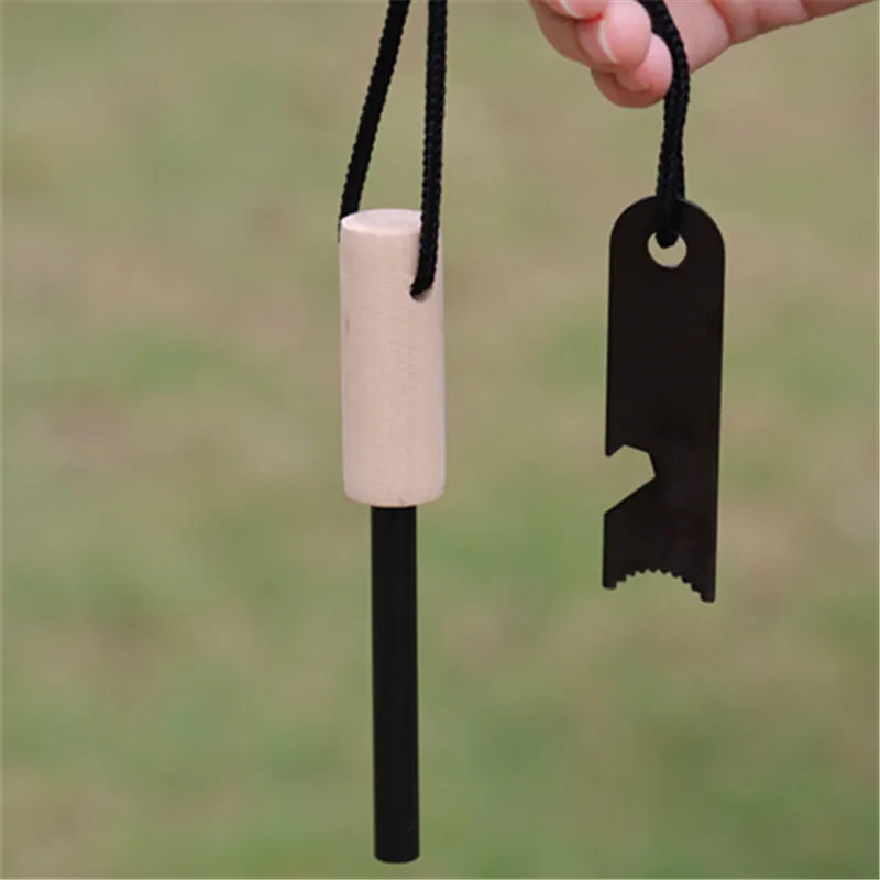 Magnesium Fire Starter - Nueva pedernal portátil para exteriores, equipada